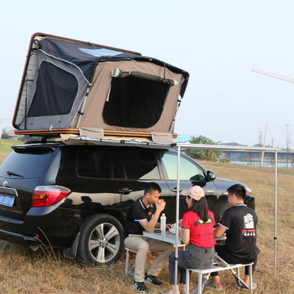 Aluminum Tent ZP02 Cheap Low Folding Roof Tent Car Roof Tent